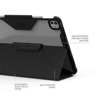 UAG Plyo LT iPad Pad Pro 13" (M4, 7th Gen, 2024) Folio Case iPad Pro 13" (M4, 7th Gen, 2024) in Ice/Black