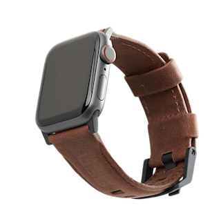 UAG Leather Strap for Apple Watch Apple Watch case in Brown detail view