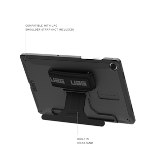 UAG Scout Galaxy Tab A11+ Plus 11" with Kickstand & Hand strap Case Tab A11+ Plus 11" in Black