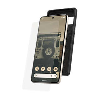 UAG Glass Screen Protector Shield Plus for Google Pixel 8 Pro Pixel 8 Pro case in Clear/Black