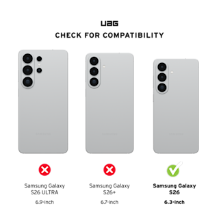 UAG Essential Armor Galaxy S26 Case Galaxy S26 in Black detail view