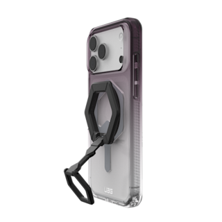 UAG iPhone 17 Pro Max - Plyo Case + Ring Stand Magnetic Ring Stand in Black/Clear Case + Black Ring Stand