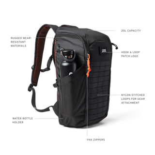 UAG Civilian 20L Backpack Backpacks case in Midnight Camo detail view