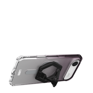 UAG iPhone Air - Plyo Case + Ring Stand Magnetic Ring Stand in Plyo Case + Magnetic Ring Stand / Black/Clear Case + Black ...