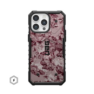 UAG Pathfinder Case With MagSafe For Apple iPhone - Floral Merlot iPhone 16 Pro Max in iPhone 16 Pro Max