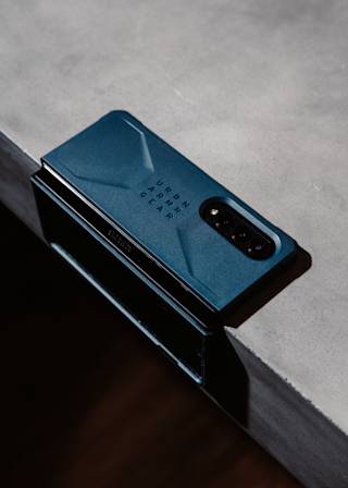 UAG Civilian Series Galaxy Z Fold3 5G 2021 Case Galaxy Z Fold3 5G in Mallard lifestyle view