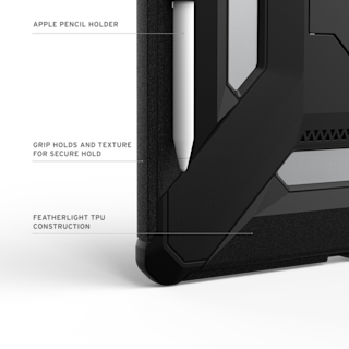 UAG Scout Plus iPad Air 13" (M2, 2024, 1st Gen) Case iPad Air 13" (M2, 1st Gen, 2024) in Black