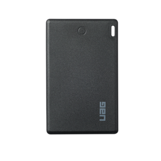 UAG Metropolis Kevlar Wallet with Tracker Card for Apple Magnetic Wallet with Stand case in Kevlar Black detail view