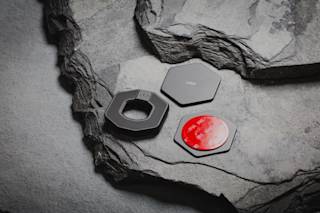 UAG Magnetic Metal Hexagon Sticker (2 Pack) Magnetic Sticker case in Black lifestyle view