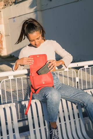 UAG Scout Series LG K8S / K8 / Tribute Empire Case K8S / K8 / Tribute Empire in Black / Scout Series lifestyle view