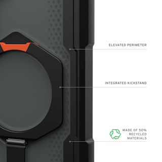 UAG Plasma XTE Galaxy S25 Case Galaxy S25 in Black/Orange