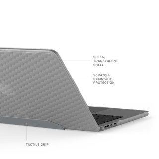 UAG Essential Armor MacBook Air 13" (M2/M3/M4) (2022-2025) Case MacBook Air 13" (M2/M3/M4) (2022-2025) in Ice