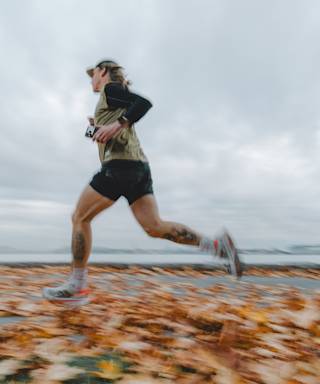 UAG Essential Armor iPhone 17 Pro Max Case iPhone 17 Pro Max in Cloud Blue lifestyle view