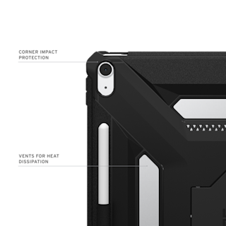 UAG Scout Plus iPad Air 13" (M2, 2024, 1st Gen) Case iPad Air 13" (M2, 1st Gen, 2024) in Black