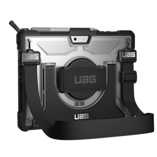 UAG Plasma Series Surface Go Case w/ Hand & Shoulder Strap Surface Go in Ice / Plasma detail view