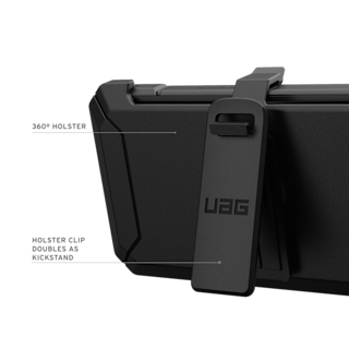 UAG Trooper Galaxy S26 Ultra Case with Holster Galaxy S26 Ultra in Black Case + Black Holster
