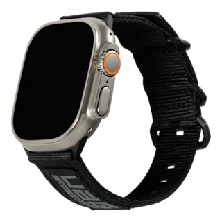 UAG Nato Eco Strap for Apple Watch Ultra 3, Ultra 2, & Ultra Apple Watch Ultra 3/Ultra 2/Ultra case in Graphite/Black det...