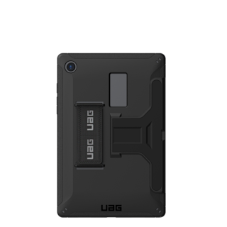 UAG Scout Series Galaxy Tab A8 10.5" with Kickstand and Hand Strap Case Tab A8 10.5" in Black
