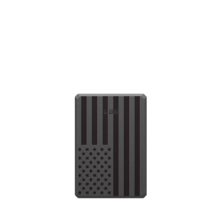 UAG SRGE Slim 5K Power Bank - American Black Flag Portable Charger case in SRGE Slim 5K Power Bank - American Black Flag