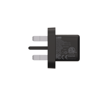 UAG SRGE (UK) 30W 2 Port Wall Charger Wall Chargers case in Black