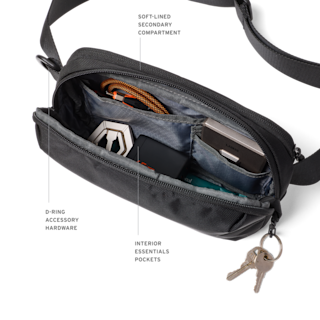 UAG Standard Issue 1L Sling Cross Body Bags case in Black detail view