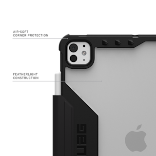 UAG Plyo LT iPad Pad Pro 13" (M4, 7th Gen, 2024) Folio Case iPad Pro 13" (M4, 7th Gen, 2024) in Ice/Black