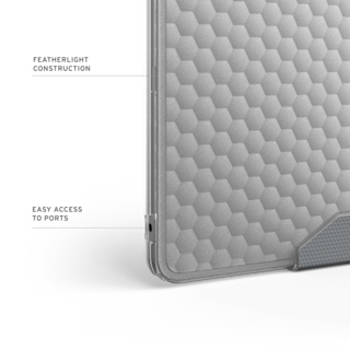 UAG Essential Armor MacBook Air 13" (M2/M3/M4) (2022-2025) Case MacBook Air 13" (M2/M3/M4) (2022-2025) in Ice detail view