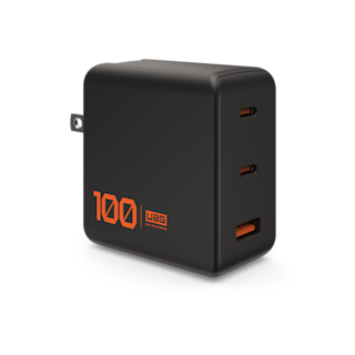 UAG SRGE (US) 100W 3 Port Wall Charger Wall Chargers case in Black