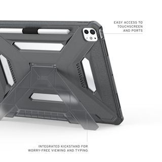 UAG Scout Plus iPad Pro 13" (M4, 2024, 7th Gen) iPad Pro 13" (M4, 7th Gen, 2024) case in Ash