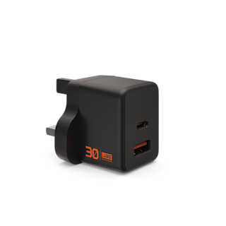 UAG SRGE (UK) 30W 2 Port Wall Charger Wall Chargers case in Black