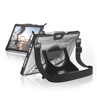 UAG Plasma Series Surface Pro 7+/7/6/5/4 Case w/ Hand & Shoulder Strap Surface Pro 7+/7/6/5/4 in Ice / Plasma detail view