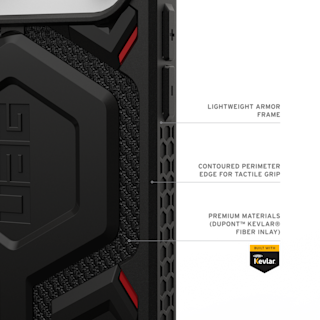 UAG Monarch Pro Kevlar iPhone 17 Pro Max Case iPhone 17 Pro Max in Kevlar Black