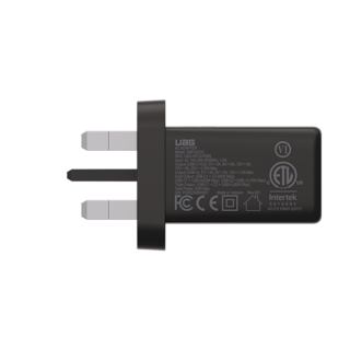 UAG SRGE (UK) 65W 3 Port Wall Charger Wall Chargers case in Black