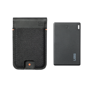 UAG Metropolis Kevlar Wallet with Tracker Card for Apple Magnetic Wallet with Stand case in Kevlar Black