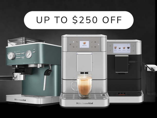 A KitchenAid® espresso machine