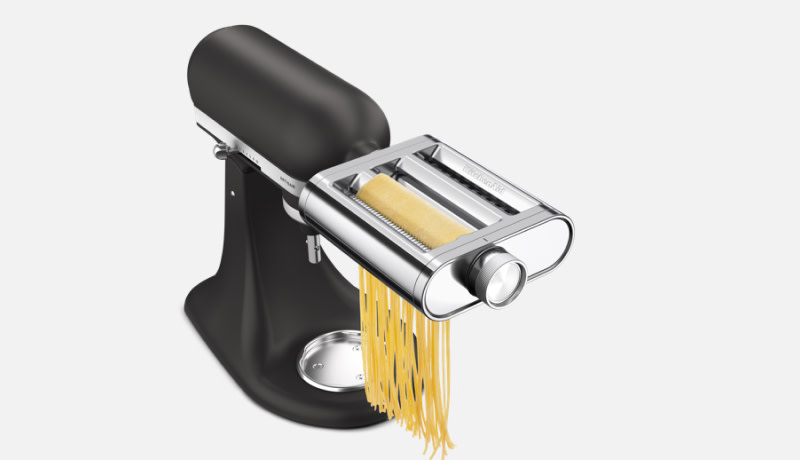 A KitchenAid® 3-in-1 Metal Pasta Attachment