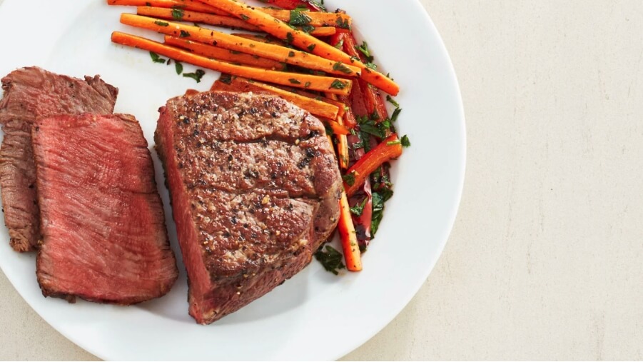 How to cook steak in an air fryer toaster oven - hero