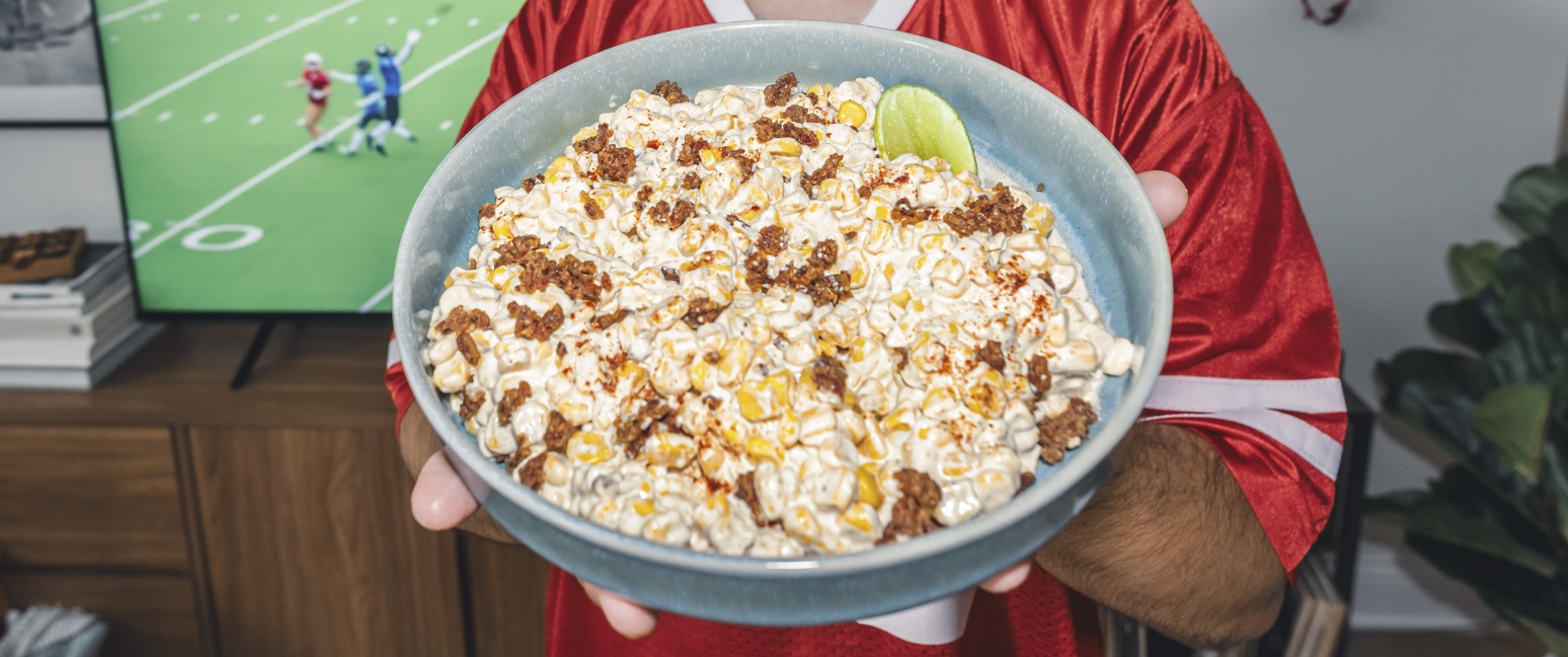 Bacon Corn Dip for Game Day