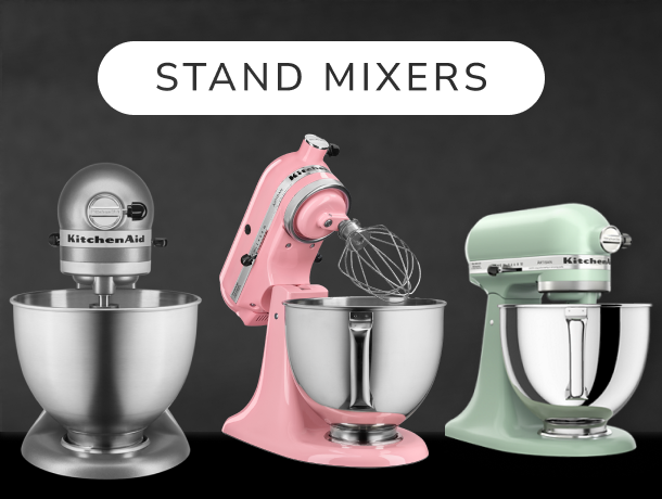 Three KitchenAid® tilt-head stand mixers