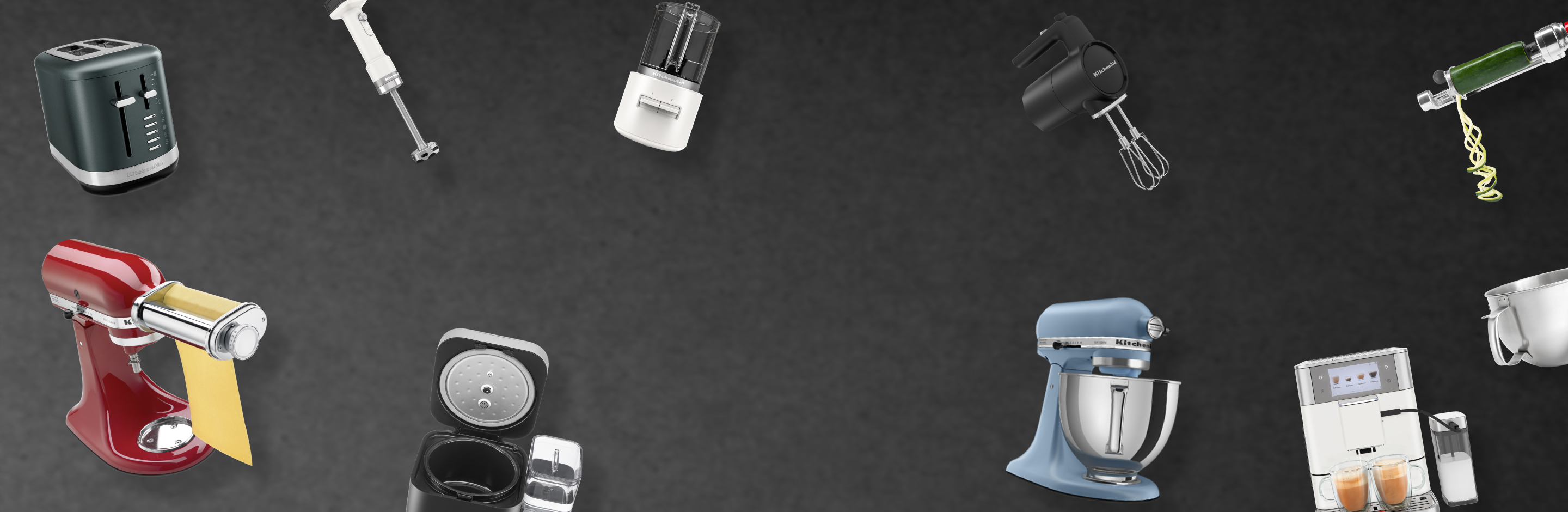 A collection of KitchenAid® countertop appliances