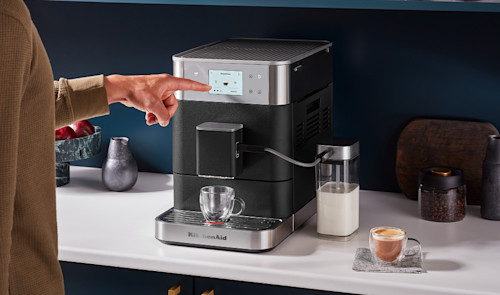 A KitchenAid® espresso machine