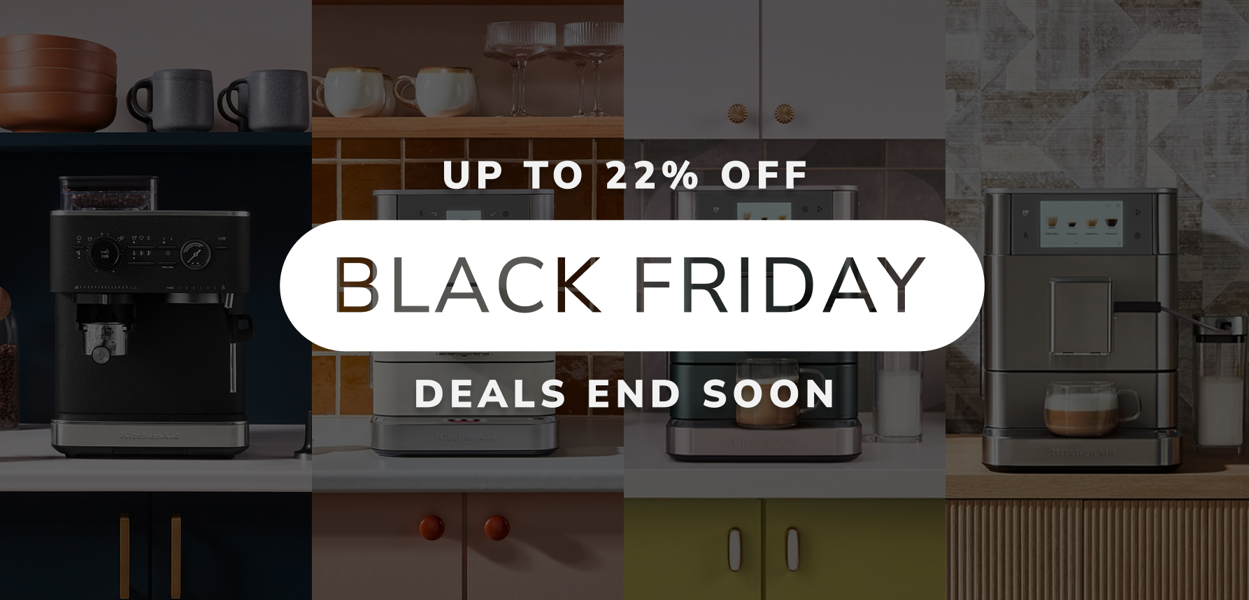 A collage of KitchenAid® coffee makers