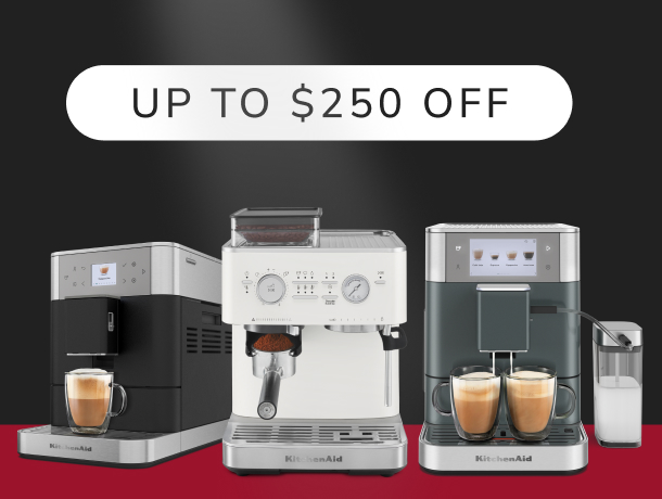 A KitchenAid® espresso machine