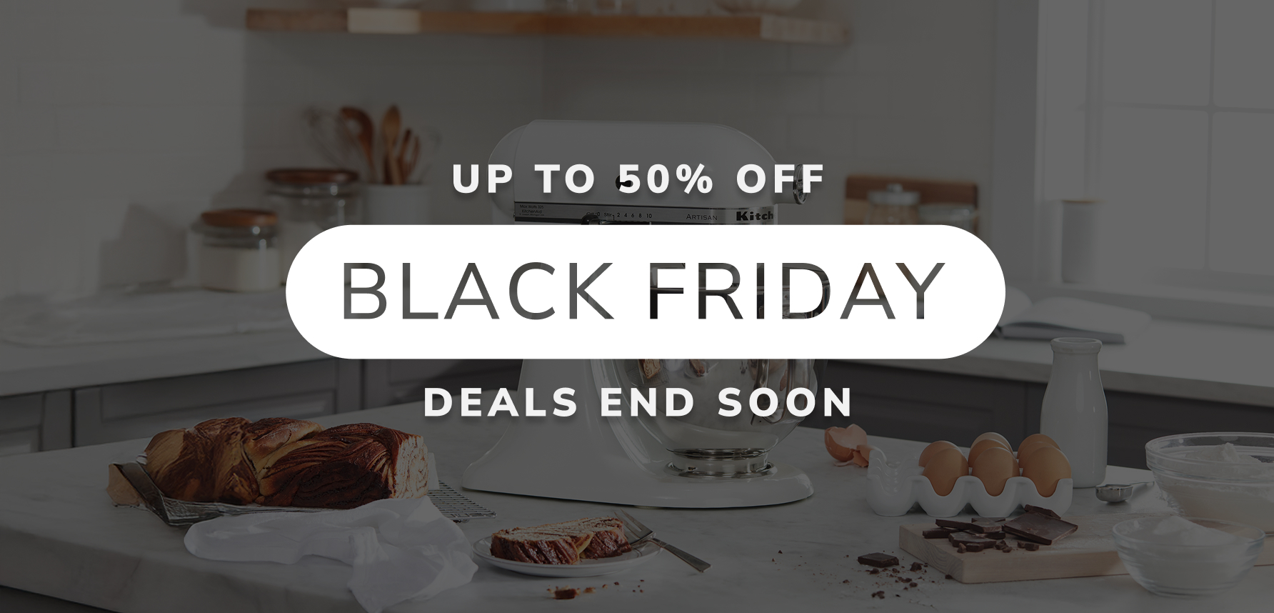 A KitchenAid® stand mixer