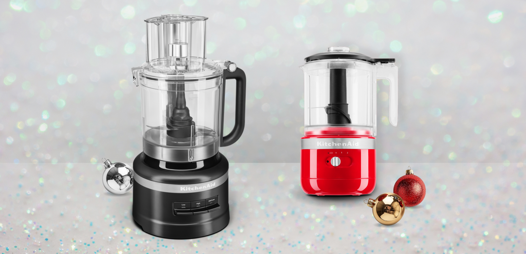 A KitchenAid® food processor and food chopper