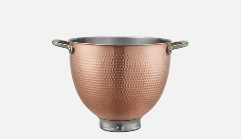 A KitchenAid® stand mixer bowl