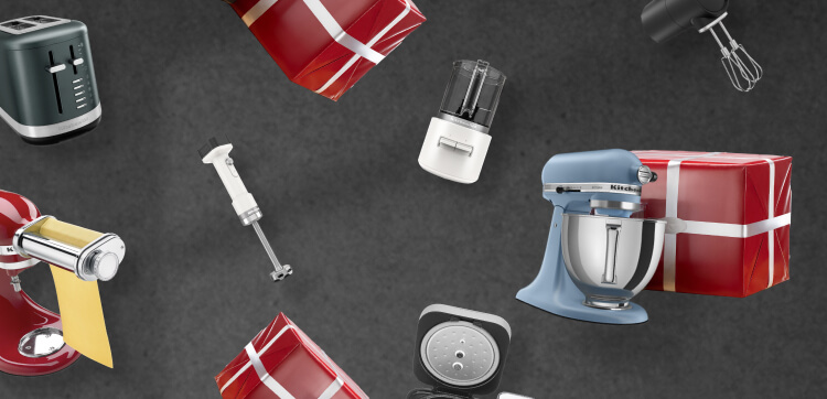 A series of small KitchenAid® Appliances.