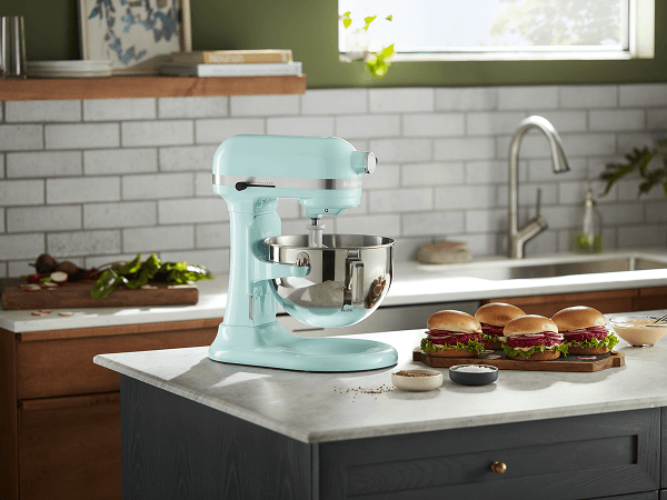 A KitchenAid® seven quart bowl lift mixer