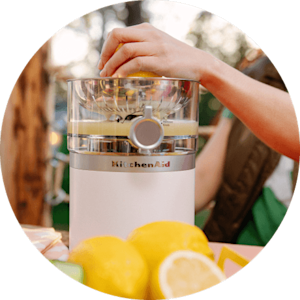 A KitchenAid® cordless juicer