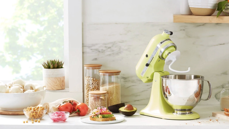 What are the different stand mixer beater attachments